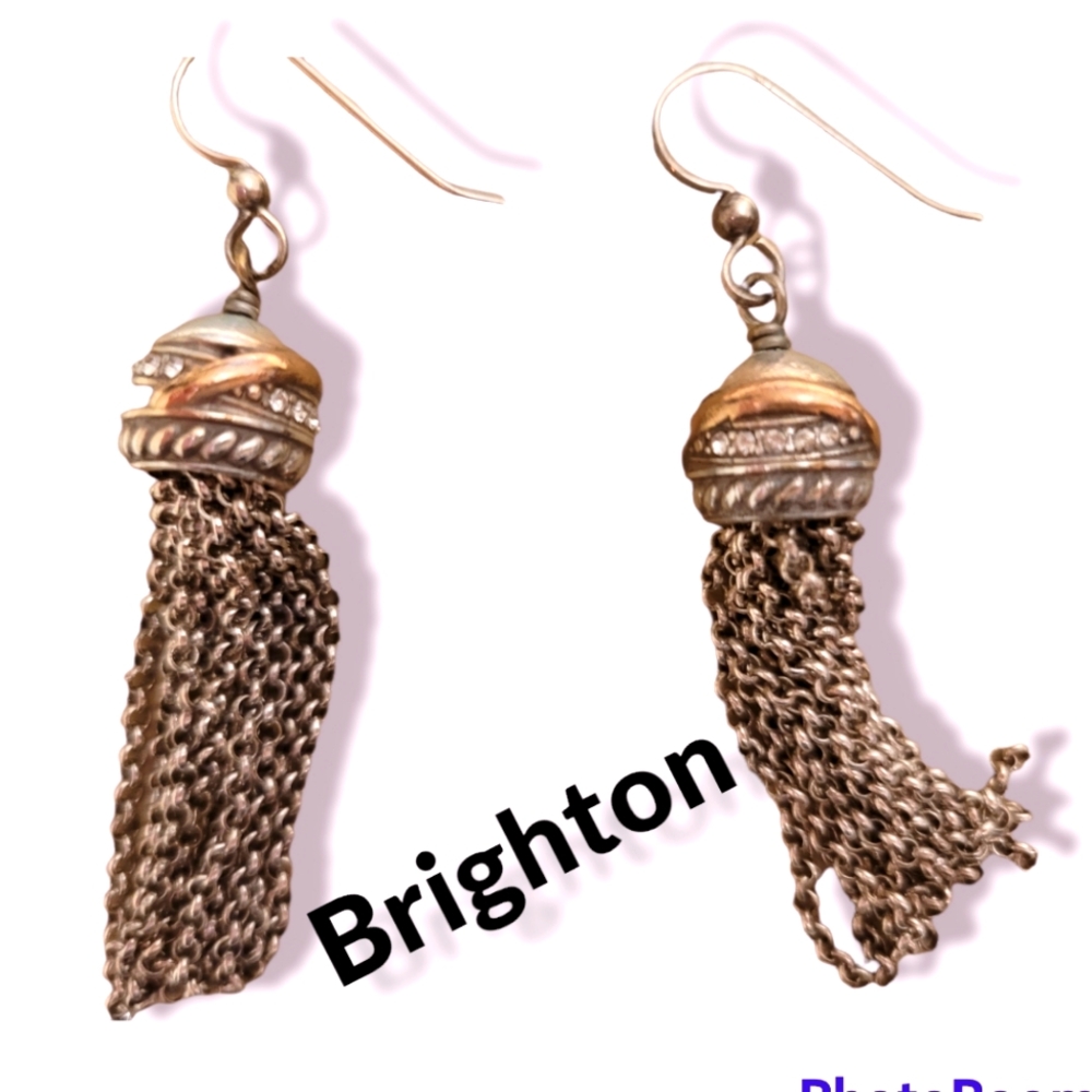 Brighton earrings with crystals